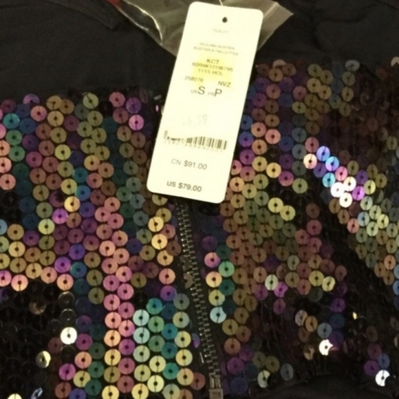 BEBE Sequin Tube Top - Picture 6 of 6